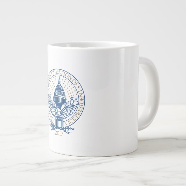 Grande Tasse Inauguration Donald Trump Mike Pence Logo 2017 USA (Devant droit)