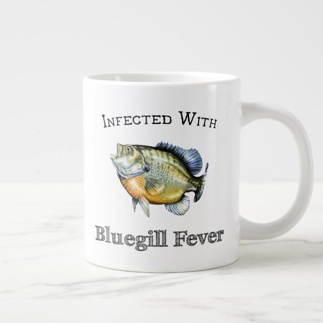 Grande Tasse Infecté Par La Fièvre De Bluegill (Droite)