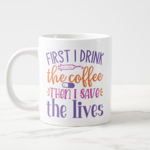 Grande Tasse Infirmière cool et conception