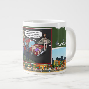 Grande Tasse Infraction de flashage Humour de jeu de mots lit