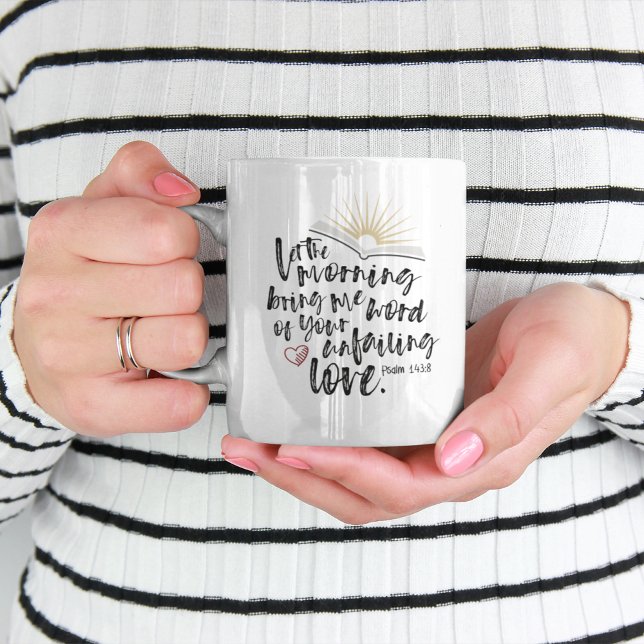 Grande Tasse INJUSTE AMOUR Psaume Bible Écriture (Créateur téléchargé)