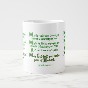 Grande Tasse Irish Blessing May the Road Rise to Meet You