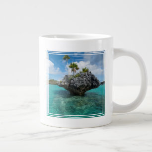 Grande Tasse Islet De Champignons Aux Fidji