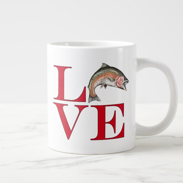 Grande Tasse J'adore la truite (Droite)