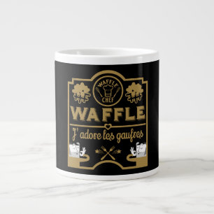 Grande Tasse J'aime les gaufres