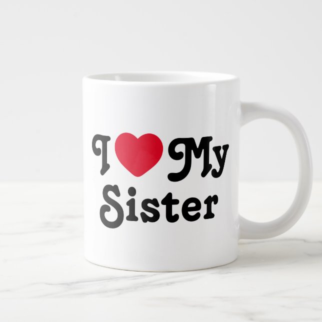 Grande Tasse J'aime ma soeur (Droite)
