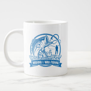 Grande Tasse J'Aimerais Pêcher