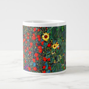 Grande Tasse Jardin aux fleurs Gustav Klimt