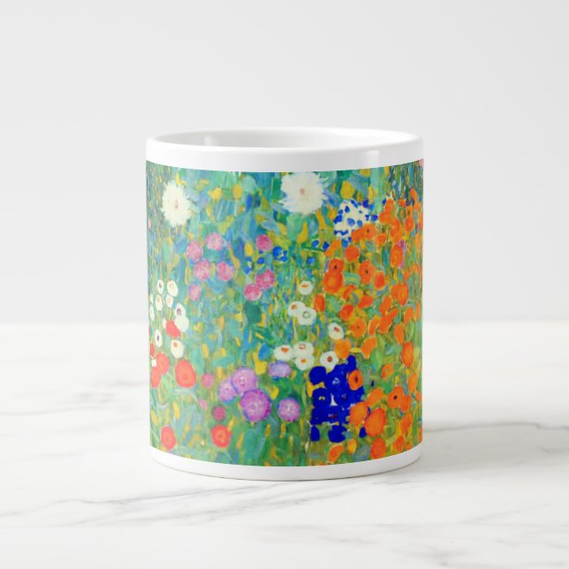 Grande Tasse Jardin aux fleurs Gustav Klimt (Devant)
