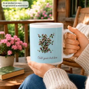 Grande Tasse Jardin Floral de Rhododendrons sur mesure