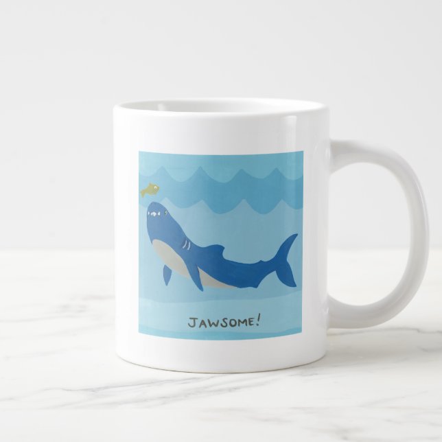 Grande Tasse Jawesome Shark (Droite)
