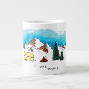 Grande Tasse Je déteste les gens du café