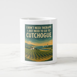 Grande Tasse Je n'ai pas besoin de thérapie, j'ai juste besoin 