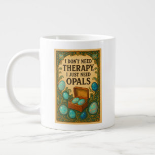 Grande Tasse Je n'ai pas besoin de thérapie, j'ai juste besoin 
