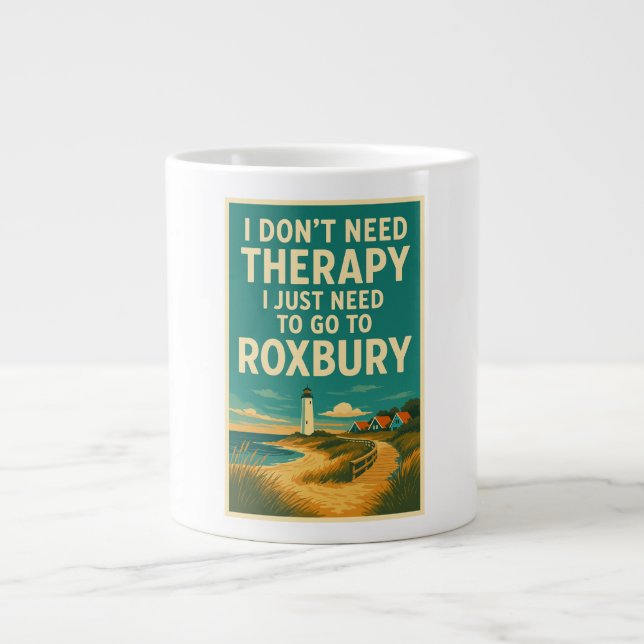 Grande Tasse Je n'ai pas besoin de thérapie, j'ai juste besoin  (Devant)