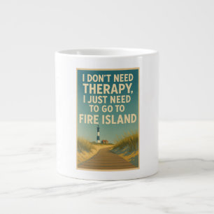 Grande Tasse Je n'ai pas besoin de thérapie, j'ai juste besoin