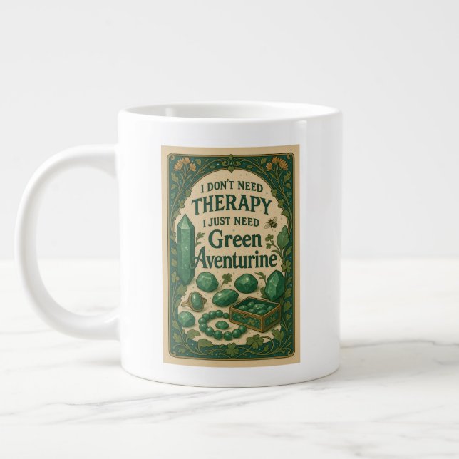 Grande Tasse Je n'ai pas besoin de thérapie, j'ai juste besoin  (Gauche)
