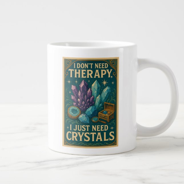Grande Tasse Je n'ai pas besoin de thérapie, j'ai juste besoin  (Droite)