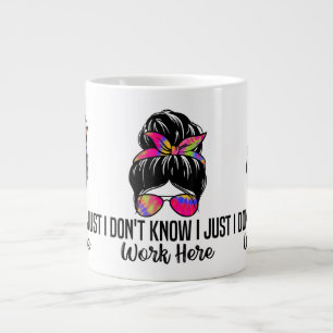 Grande Tasse Je ne sais pas que je travaille ici Citations de s