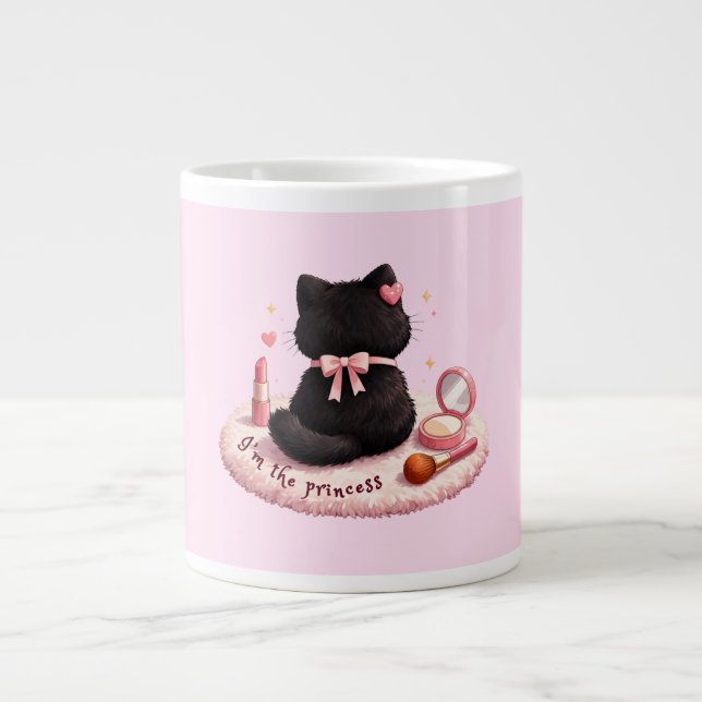 Grande Tasse Je suis la Princesse (Devant)