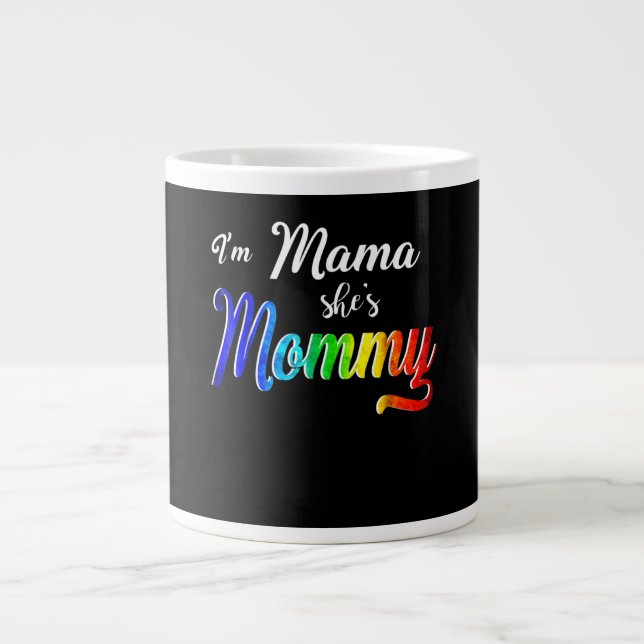 Grande Tasse Je suis maman maman Lesbienne maman maman maman ma (Devant)