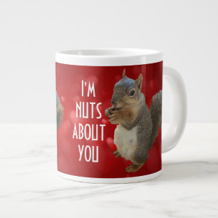 Grande Tasse Je suis Noix à propos de toi Écureuil Brown