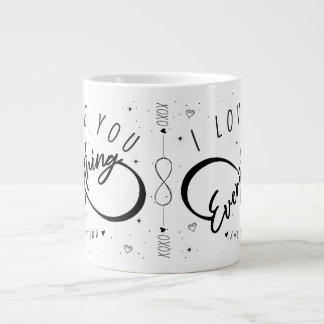 Grande Tasse Je t'aime tout & au-delà (Love Mugs)