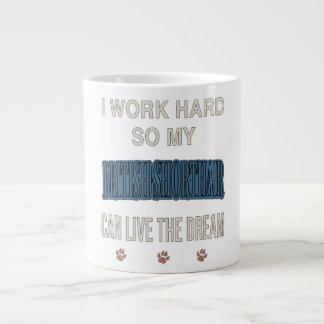 Grande Tasse Je Travaille Dur Pour Que Mon British Shorthair Pu