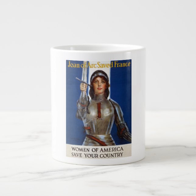 Grande Tasse Jeanne d'Arc : La servante d'Orléans, héroïne du c (Devant)
