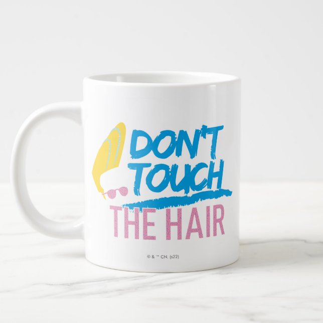 Grande Tasse Johnny Bravo - Ne touchez pas le graphique des che (Gauche)