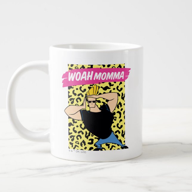 Grande Tasse Johnny Bravo - Woah Momma (Gauche)