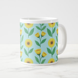 Grande Tasse Joie Fantaisiste en Fleur