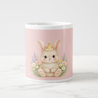 Grande Tasse Joli Lapin Jardin de Cottage Européen