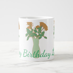 Grande Tasse Jolie douce Fleur originale Illustration Femmes