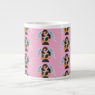 Grande Tasse Jolie femme Ange aux ailes ouvertes et épée