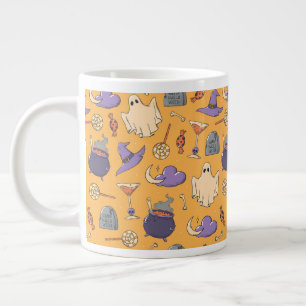 Grande Tasse Jouer des fantômes d'Halloween et des sorcières Mo