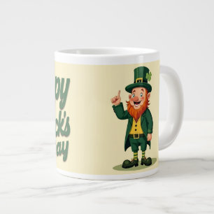 Grande Tasse Joyeuse Saint-Patrick Cute Leprechaun