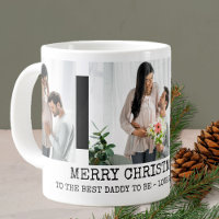 Joyeux Noël Meilleur papa à être 3 photo Noir