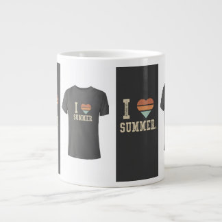Grande Tasse Jumbo I Love Summer Tee Design