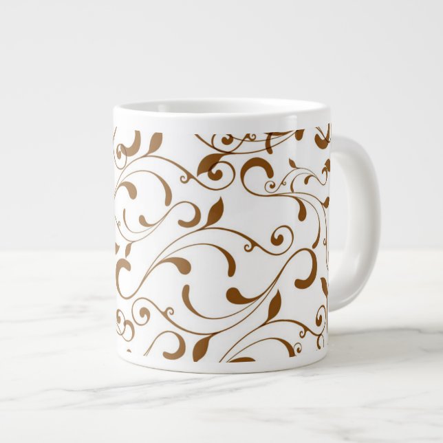 Grande Tasse Jumbo Mug-Brown (Devant droit)