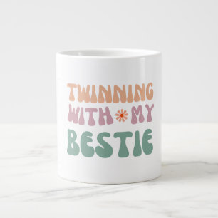 Grande Tasse Jumelage avec ma meilleure amie Citation d'amitié