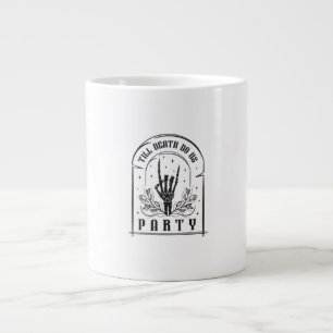 Grande Tasse Jusqu'à ce que la mort nous sépare, design rétro p