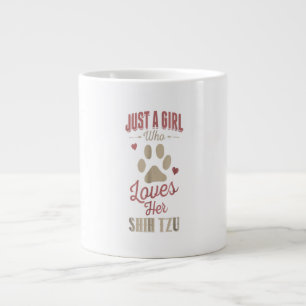 Grande Tasse Juste Une Fille Qui Aime Son Shih Tzu Amoureux des