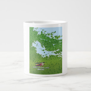 Grande Tasse Kabetogama lake, Minnesota, USA Plan du voyage.