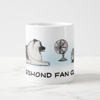Keeshond Fan Club - Cute Keesie Cartoon Chien