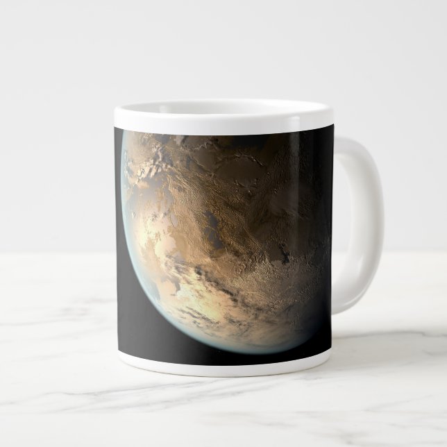 Grande Tasse Kepler-186f Orbitant Une Étoile Éloignée. (Devant droit)