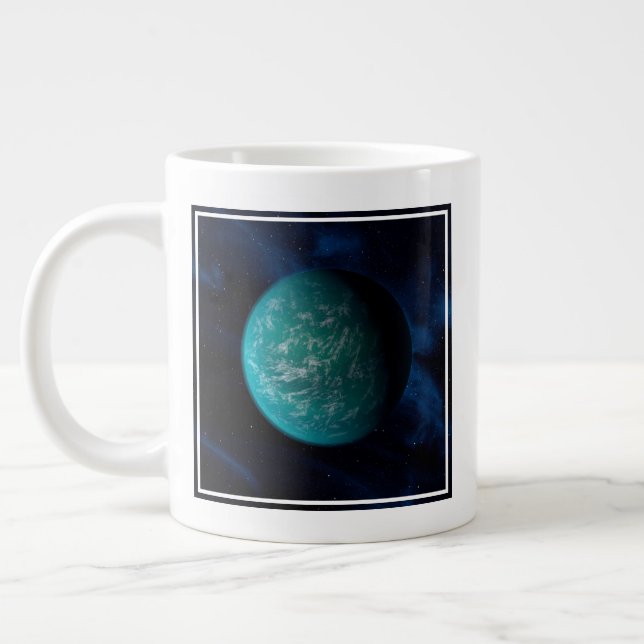 Grande Tasse Kepler 22b, Une planète extra-solaire. (Gauche)