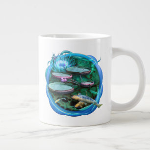 Grande Tasse Koi Fish "NÉ DE DRAGONFLY"