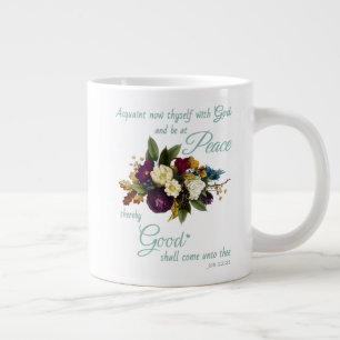 Grande Tasse La Bible florale chrétienne des femmes contre la 