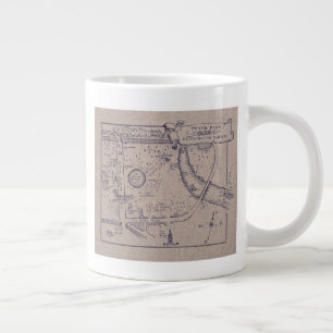 Grande Tasse La carte des jardins de Kensington par Peter Pan